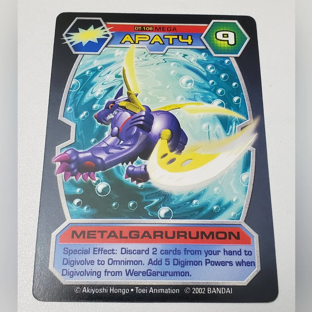 MetalGarurumon DT-106 | NM | Digimon D-Tector TCG Card